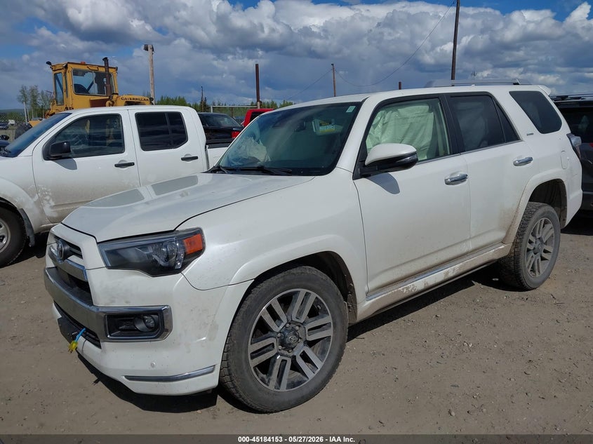 2021 Toyota 4runner VIN JTEKU5JR7M5869500 IAAI salvage auction — RIGHT FRONT, Salvage Title, sold $7,600 on 2026-07-17 (photo 2)