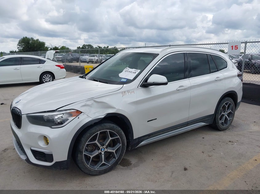 2018 BMW X1 VIN WBXHU7C32J5H42593 IAAI salvage auction — LEFT FRONT, Salvage (Texas), sold $4,250 on 2026-07-09 (photo 6)