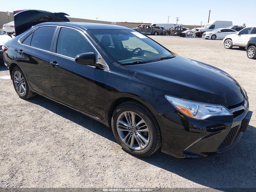 2017 Toyota Camry VIN 4T1BF1FK4HU351077 IAAI salvage auction — REAR END, Salvage (California), sold $2,550 on 2026-07-09 (photo 1)
