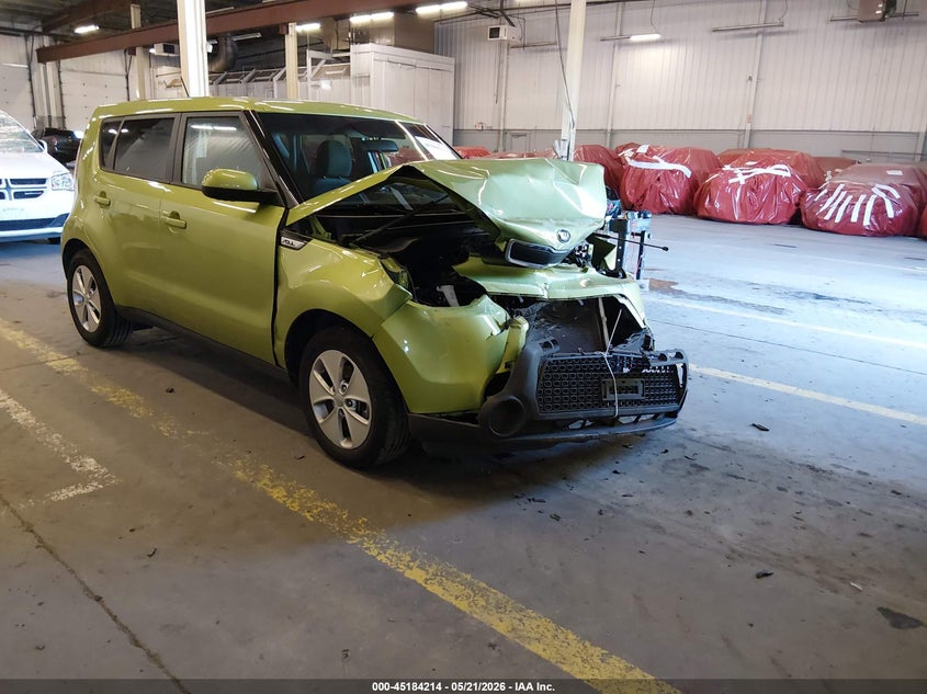 2016 Kia Soul VIN KNDJN2A28G7867391 IAAI salvage auction — FRONT END, Salvage (Oregon), sold $575 on 2026-07-16 (photo 1)