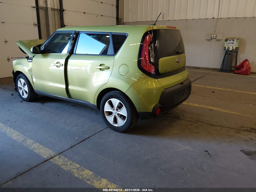 2016 Kia Soul VIN KNDJN2A28G7867391 IAAI salvage auction — FRONT END, Salvage (Oregon), sold $575 on 2026-07-16 (photo 3)