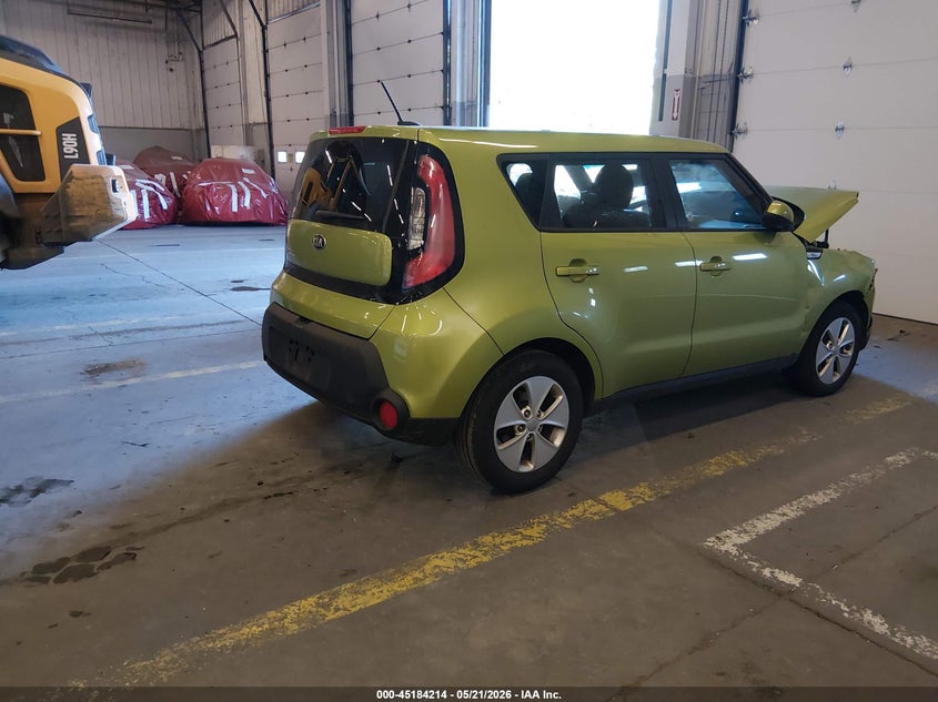 2016 Kia Soul VIN KNDJN2A28G7867391 IAAI salvage auction — FRONT END, Salvage (Oregon), sold $575 on 2026-07-16 (photo 4)