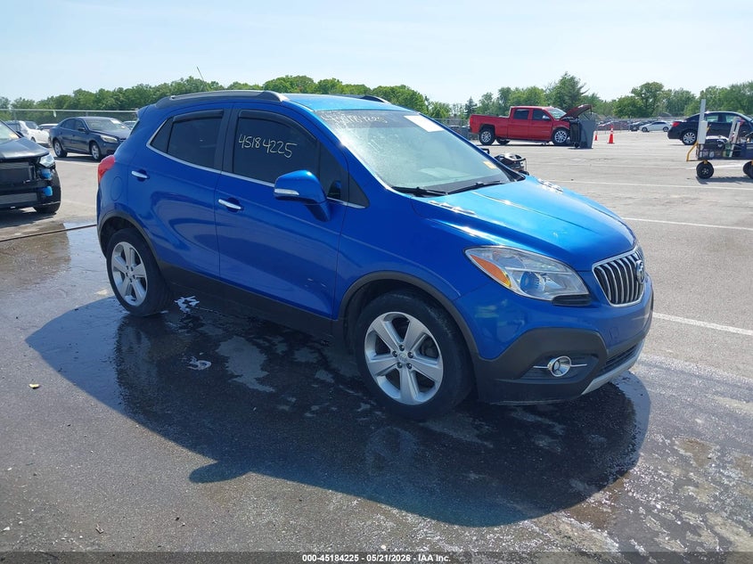 2015 Buick Encore VIN KL4CJBSB9FB223357 IAAI salvage auction — HAIL, Clear (Indiana), sold $1,550 on 2026-07-17 (photo 1)