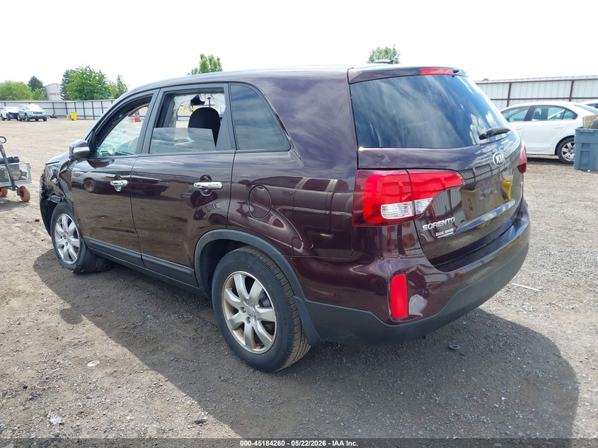 2014 Kia Sorento VIN 5XYKT3A64EG452037 IAAI salvage auction — SIDE, Bill Of Sale (Washington), sold $1,350 on 2026-07-14 (photo 3)