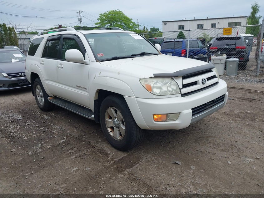 2004 Toyota 4runner VIN JTEBU17R540038364 IAAI salvage auction — REAR END, Salvage (Rhode Island), sold $1,350 on 2026-07-28 (photo 1)