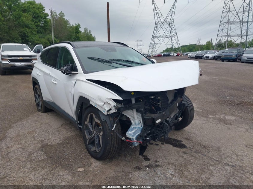2024 Hyundai Tucson VIN KM8JFDD26RU154283 IAAI salvage auction — FRONT END, Salvage (Pennsylvania), sold $3,500 on 2026-08-01 (photo 1)