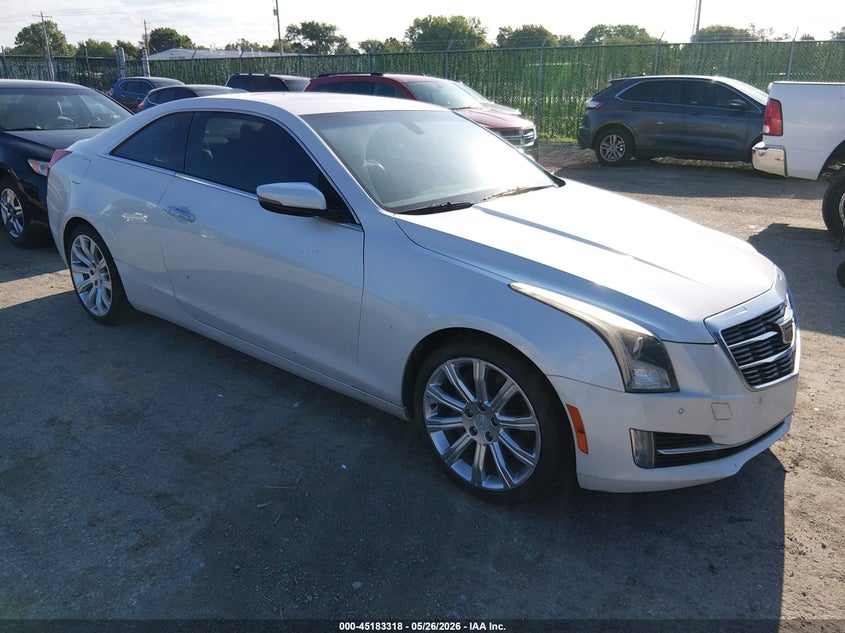 2015 Cadillac Ats VIN 1G6AB1RX5F0114379 IAAI salvage auction — HAIL, Salvage (Kansas), sold $3,875 on 2026-09-04 (photo 1)