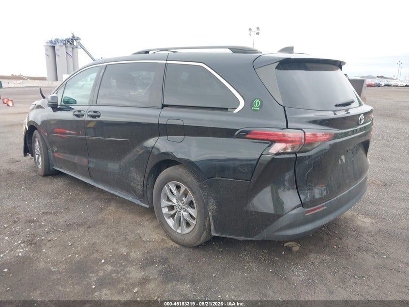 2022 Toyota Sienna VIN 5TDKRKECXNS087021 IAAI salvage auction — RIGHT SIDE, Mv-907A (New York), sold $7,150 on 2026-07-14 (photo 3)
