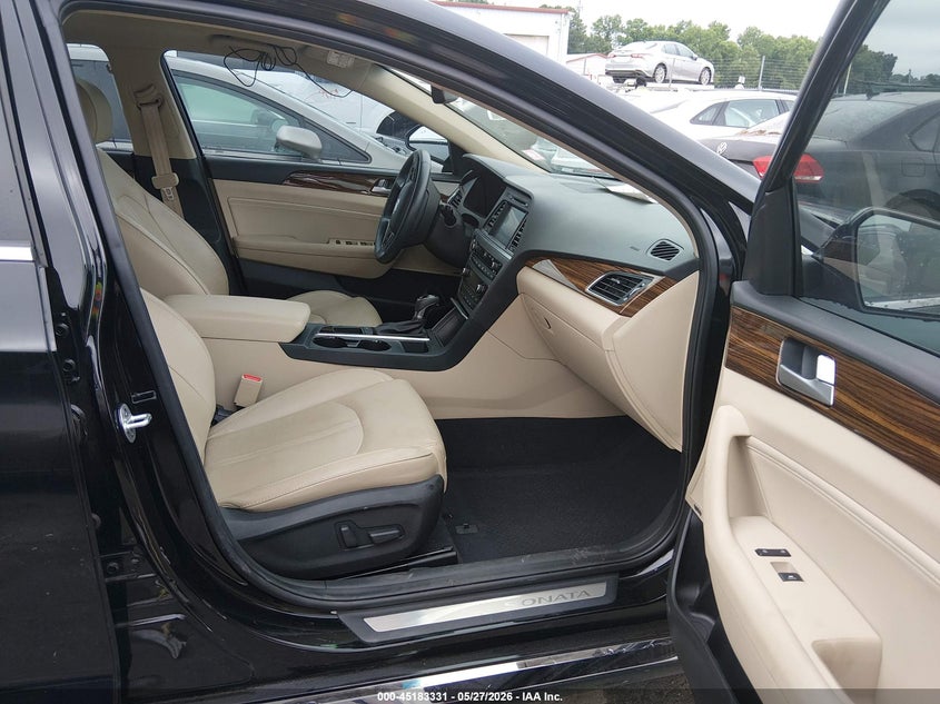 2017 Hyundai Sonata VIN 5NPE34AF4HH489427 IAAI salvage auction — LEFT SIDE, Salvage Title, sold $4,050 on 2026-07-27 (photo 5)