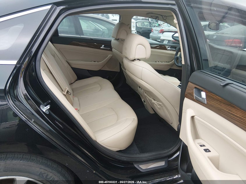 2017 Hyundai Sonata VIN 5NPE34AF4HH489427 IAAI salvage auction — LEFT SIDE, Salvage Title, sold $4,050 on 2026-07-27 (photo 8)