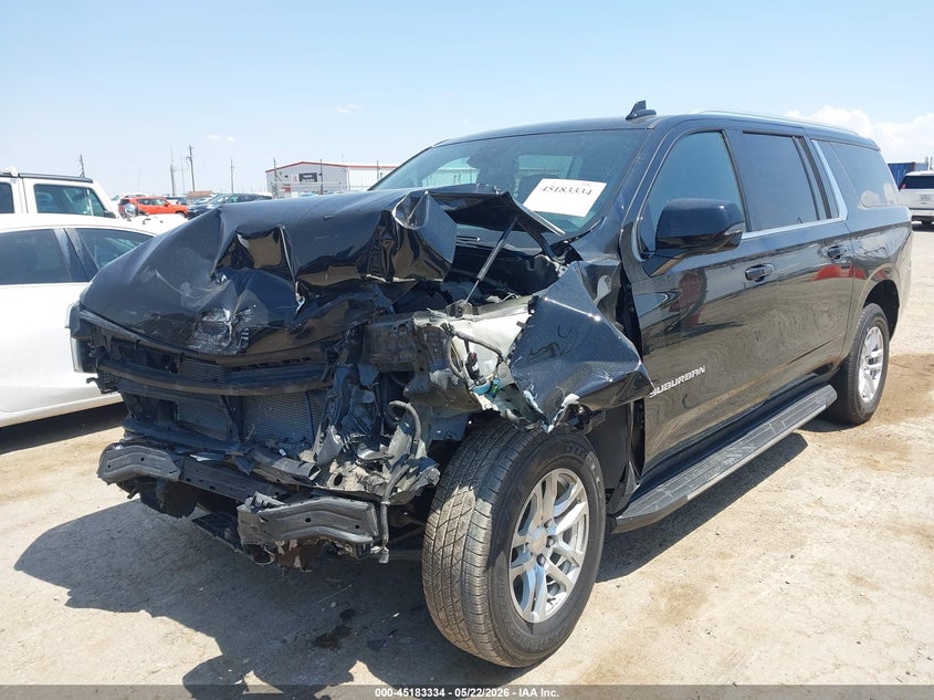 2023 Chevrolet Suburban VIN 1GNSKCKD1PR395808 IAAI salvage auction — FRONT END, Original (Texas), sold $15,100 on 2026-08-01 (photo 2)