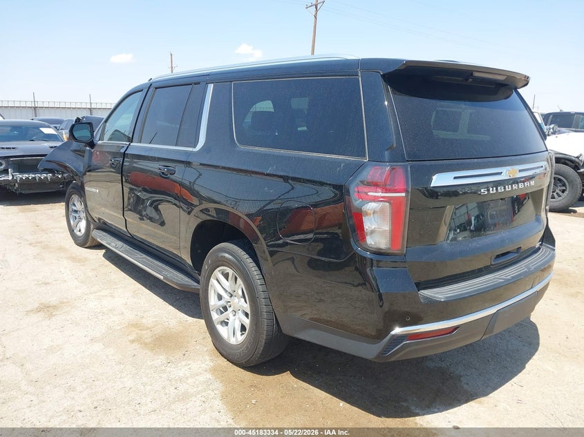 2023 Chevrolet Suburban VIN 1GNSKCKD1PR395808 IAAI salvage auction — FRONT END, Original (Texas), sold $15,100 on 2026-08-01 (photo 3)