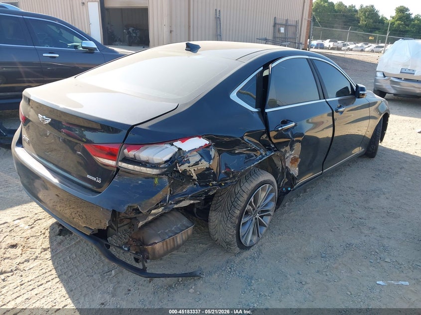 2015 Hyundai Genesis VIN KMHGN4JE3FU039664 IAAI salvage auction — FRONT END, Salvage (North Carolina), sold $650 on 2026-07-27 (photo 4)
