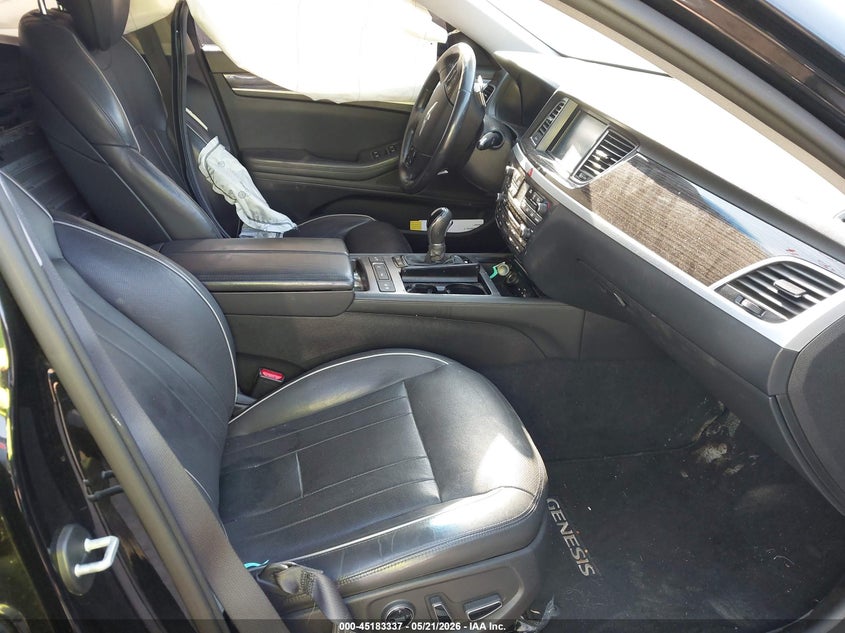 2015 Hyundai Genesis VIN KMHGN4JE3FU039664 IAAI salvage auction — FRONT END, Salvage (North Carolina), sold $650 on 2026-07-27 (photo 5)