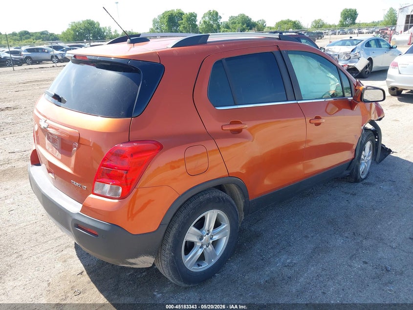 2016 Chevrolet Trax VIN KL7CJLSB1GB599383 IAAI salvage auction — FRONT END, Salvage (Illinois), sold $500 on 2026-07-15 (photo 4)