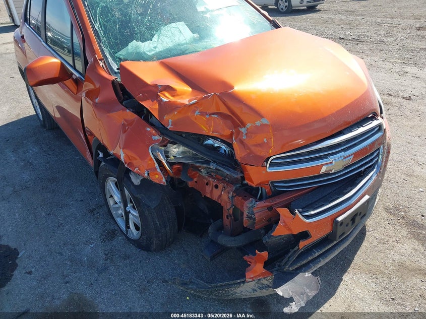 2016 Chevrolet Trax VIN KL7CJLSB1GB599383 IAAI salvage auction — FRONT END, Salvage (Illinois), sold $500 on 2026-07-15 (photo 6)