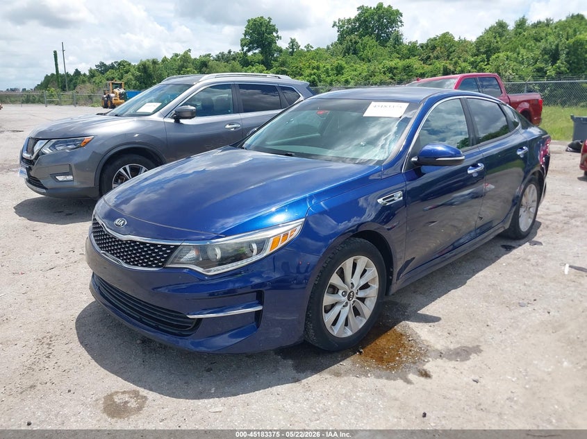 2016 Kia Optima VIN 5XXGU4L31GG092213 IAAI salvage auction — RIGHT SIDE, Salvage (Louisiana), sold $2,100 on 2026-07-20 (photo 2)