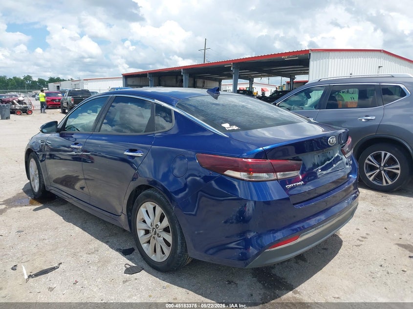 2016 Kia Optima VIN 5XXGU4L31GG092213 IAAI salvage auction — RIGHT SIDE, Salvage (Louisiana), sold $2,100 on 2026-07-20 (photo 3)