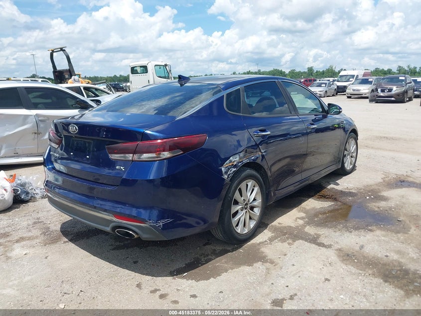 2016 Kia Optima VIN 5XXGU4L31GG092213 IAAI salvage auction — RIGHT SIDE, Salvage (Louisiana), sold $2,100 on 2026-07-20 (photo 4)