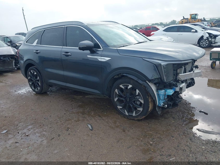 2025 Kia Sorento VIN 5XYRK4JFXSG315574 IAAI salvage auction — FRONT END, Salvage (Texas), sold $11,800 on 2026-07-30 (photo 1)