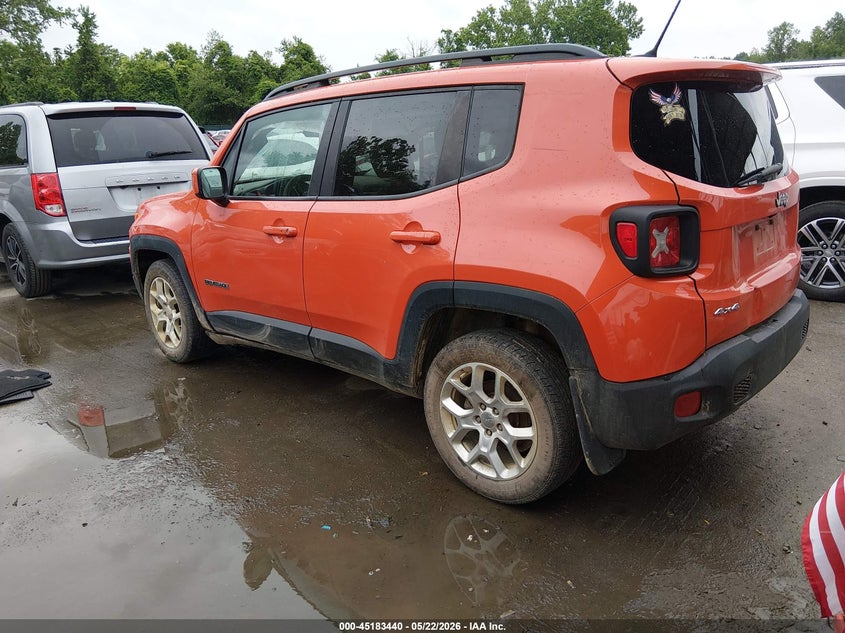 2016 Jeep Renegade VIN ZACCJBBT5GPC55289 IAAI salvage auction — FRONT END, Salvage Title, sold $425 on 2026-08-13 (photo 3)