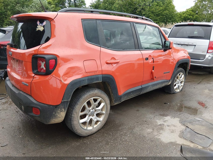 2016 Jeep Renegade VIN ZACCJBBT5GPC55289 IAAI salvage auction — FRONT END, Salvage Title, sold $425 on 2026-08-13 (photo 4)