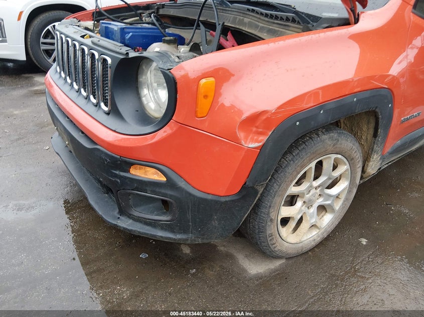 2016 Jeep Renegade VIN ZACCJBBT5GPC55289 IAAI salvage auction — FRONT END, Salvage Title, sold $425 on 2026-08-13 (photo 6)