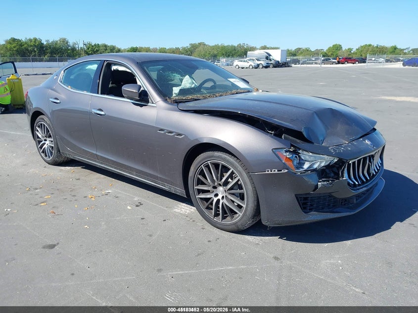 2019 Maserati Ghibli VIN ZAM57XSA8K1319526 IAAI salvage auction — FRONT END, Rebuildable (Florida), sold $1,950 on 2026-07-29 (photo 1)