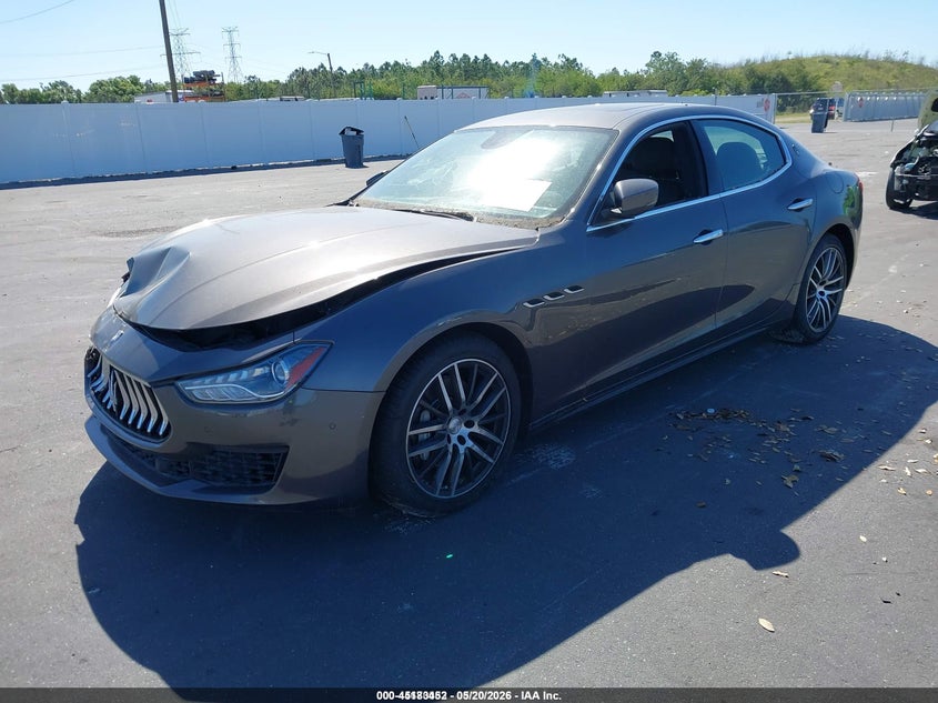2019 Maserati Ghibli VIN ZAM57XSA8K1319526 IAAI salvage auction — FRONT END, Rebuildable (Florida), sold $1,950 on 2026-07-29 (photo 2)