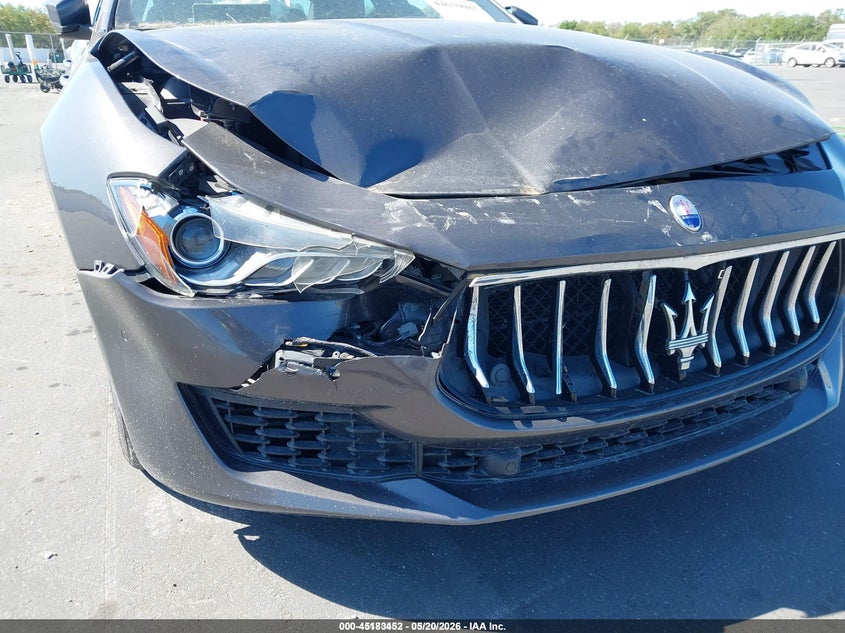 2019 Maserati Ghibli VIN ZAM57XSA8K1319526 IAAI salvage auction — FRONT END, Rebuildable (Florida), sold $1,950 on 2026-07-29 (photo 6)