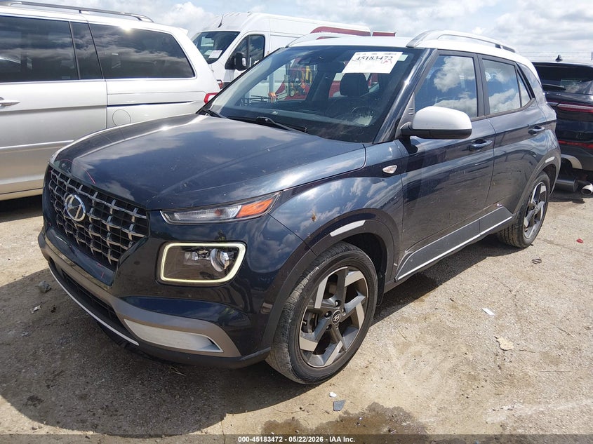 2021 Hyundai Venue VIN KMHRC8A33MU089448 IAAI salvage auction — REAR END, Salvage (Louisiana), sold $3,350 on 2026-07-21 (photo 2)