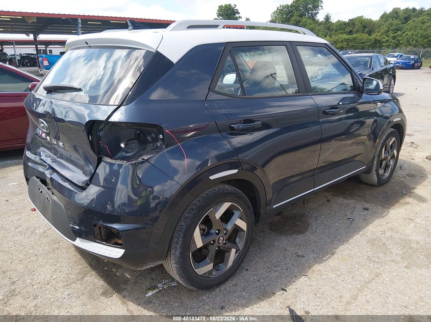 2021 Hyundai Venue VIN KMHRC8A33MU089448 IAAI salvage auction — REAR END, Salvage (Louisiana), sold $3,350 on 2026-07-21 (photo 4)