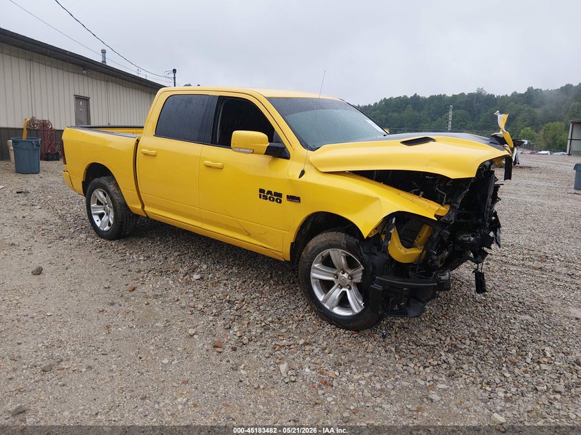 2016 Ram 1500 VIN 1C6RR7MT5GS305672 IAAI salvage auction — FRONT END, Salvage (Kentucky), sold $1,750 on 2026-07-31 (photo 1)