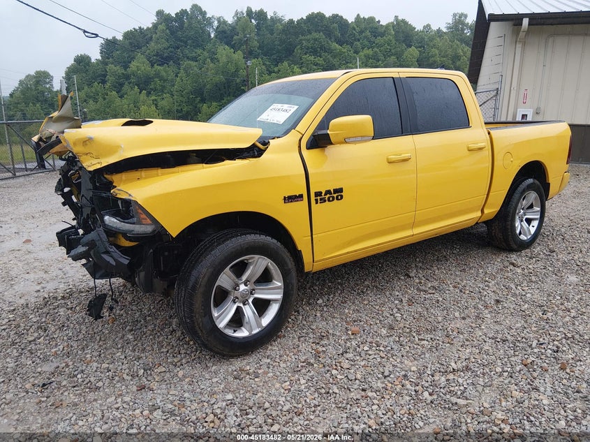 2016 Ram 1500 VIN 1C6RR7MT5GS305672 IAAI salvage auction — FRONT END, Salvage (Kentucky), sold $1,750 on 2026-07-31 (photo 2)