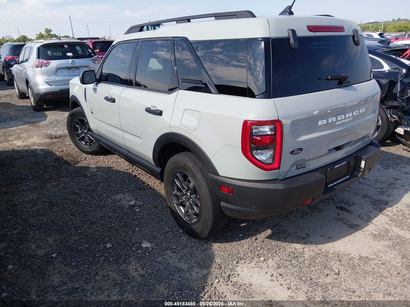 2024 Ford Bronco sport VIN 3FMCR9B67RRE25233 IAAI salvage auction — RIGHT FRONT, Clear (Oklahoma), sold $9,100 on 2026-08-01 (photo 3)