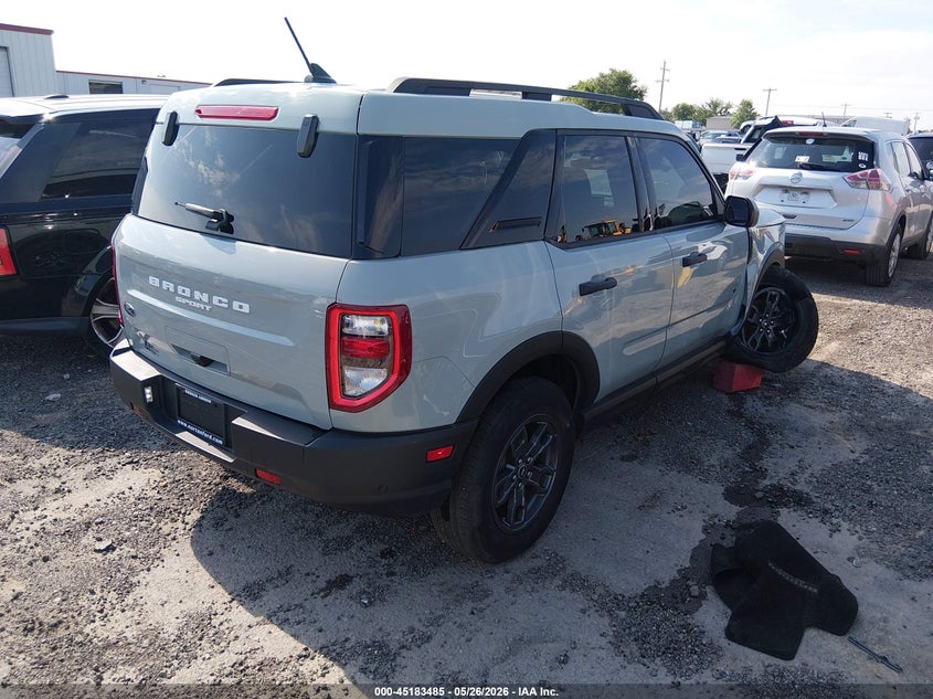 2024 Ford Bronco sport VIN 3FMCR9B67RRE25233 IAAI salvage auction — RIGHT FRONT, Clear (Oklahoma), sold $9,100 on 2026-08-01 (photo 4)