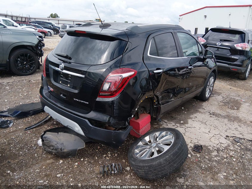 2017 Buick Encore VIN KL4CJASB1HB251747 IAAI salvage auction — REAR END, Clear (Arkansas), sold $425 on 2026-07-16 (photo 4)