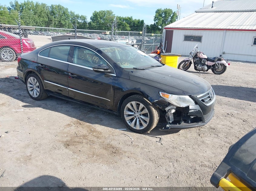 2012 Volkswagen Passat cc VIN WVWMN7AN6CE516649 IAAI salvage auction — RIGHT FRONT, Salvage (Iowa), sold $450 on 2026-07-06 (photo 1)