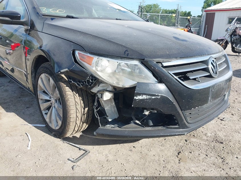 2012 Volkswagen Passat cc VIN WVWMN7AN6CE516649 IAAI salvage auction — RIGHT FRONT, Salvage (Iowa), sold $450 on 2026-07-06 (photo 6)