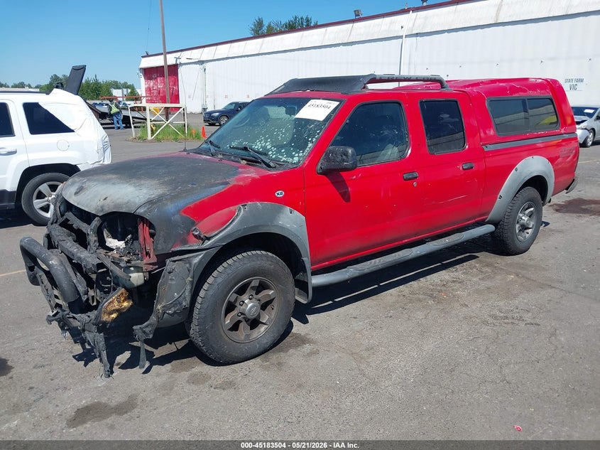 2002 Nissan Frontier VIN 1N6ED29Y22C395716 IAAI salvage auction — TOTAL BURN, Salvage (Oregon), sold $250 on 2026-07-09 (photo 2)