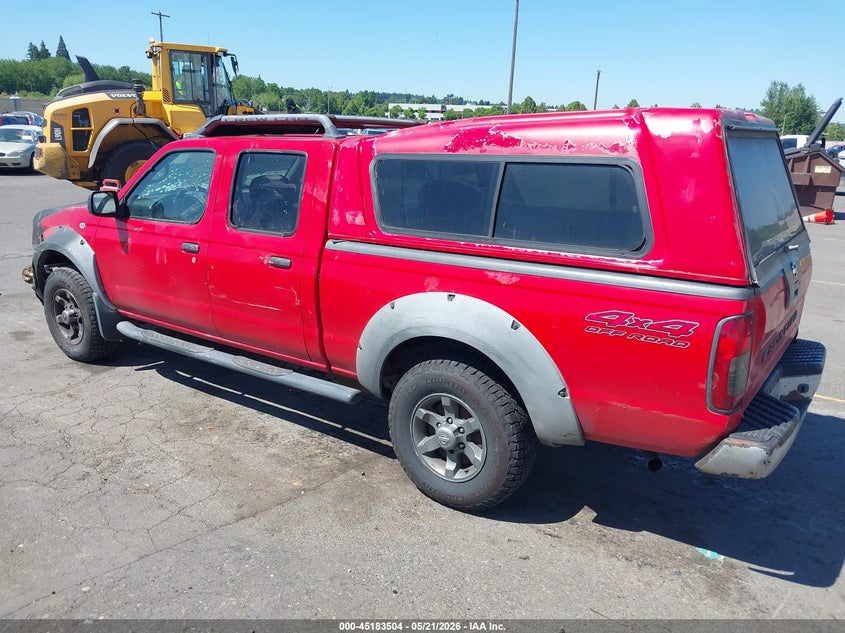 2002 Nissan Frontier VIN 1N6ED29Y22C395716 IAAI salvage auction — TOTAL BURN, Salvage (Oregon), sold $250 on 2026-07-09 (photo 3)