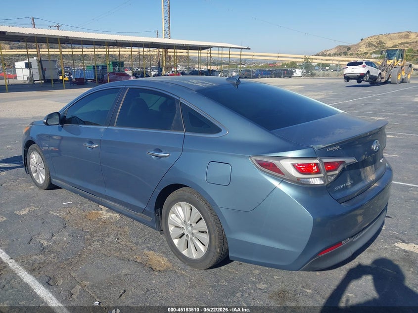 2016 Hyundai Sonata VIN KMHE24L18GA035476 IAAI salvage auction — FRONT END, Clear - Dealer Only (California), sold $600 on 2026-07-08 (photo 3)