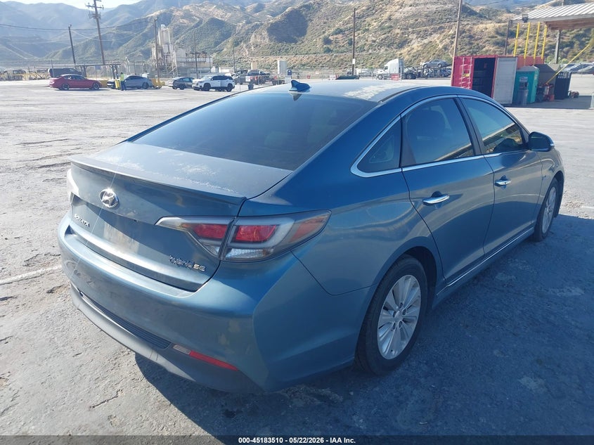 2016 Hyundai Sonata VIN KMHE24L18GA035476 IAAI salvage auction — FRONT END, Clear - Dealer Only (California), sold $600 on 2026-07-08 (photo 4)