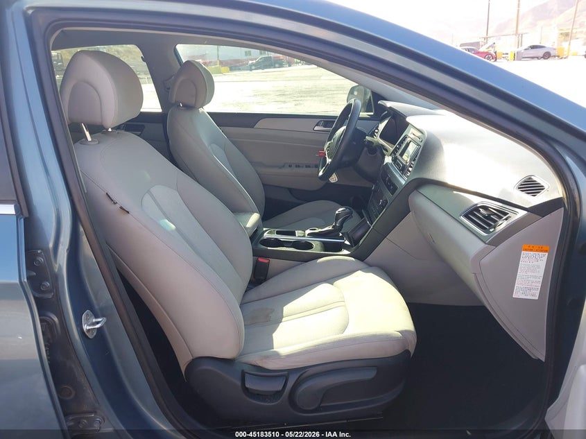 2016 Hyundai Sonata VIN KMHE24L18GA035476 IAAI salvage auction — FRONT END, Clear - Dealer Only (California), sold $600 on 2026-07-08 (photo 5)