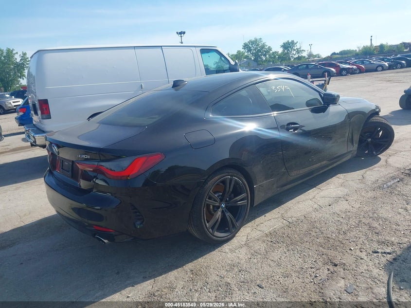 2021 BMW 4er VIN WBA73AP03MCH02402 IAAI salvage auction — RIGHT FRONT, Salvage Title, sold $12,500 on 2026-07-27 (photo 4)