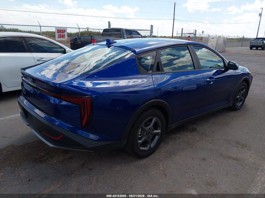 2025 Kia K4 VIN 3KPFT4DE3SE034443 IAAI salvage auction — LEFT FRONT, Salvage Title, sold $7,500 on 2026-08-19 (photo 4)