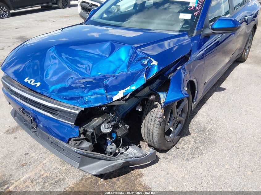 2025 Kia K4 VIN 3KPFT4DE3SE034443 IAAI salvage auction — LEFT FRONT, Salvage Title, sold $7,500 on 2026-08-19 (photo 6)