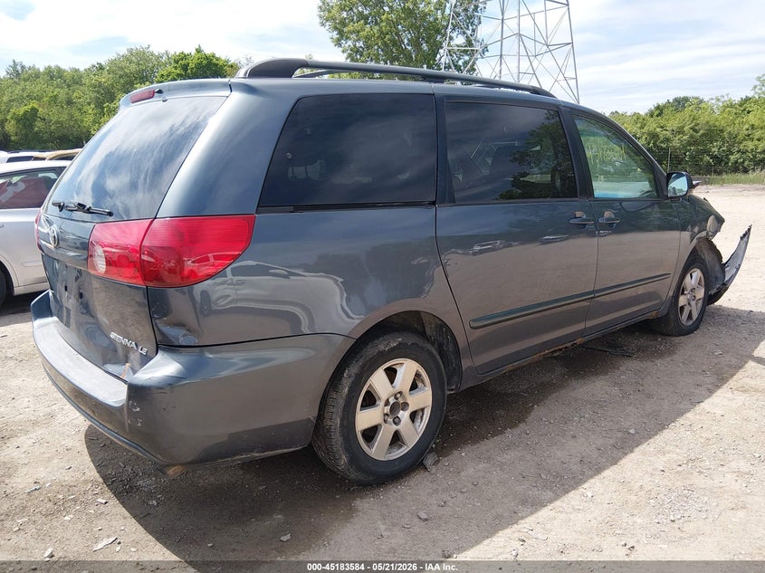 2008 Toyota Sienna VIN 5TDZK23C48S160667 IAAI salvage auction — FRONT END, Clear (Indiana), sold $750 on 2026-07-08 (photo 4)