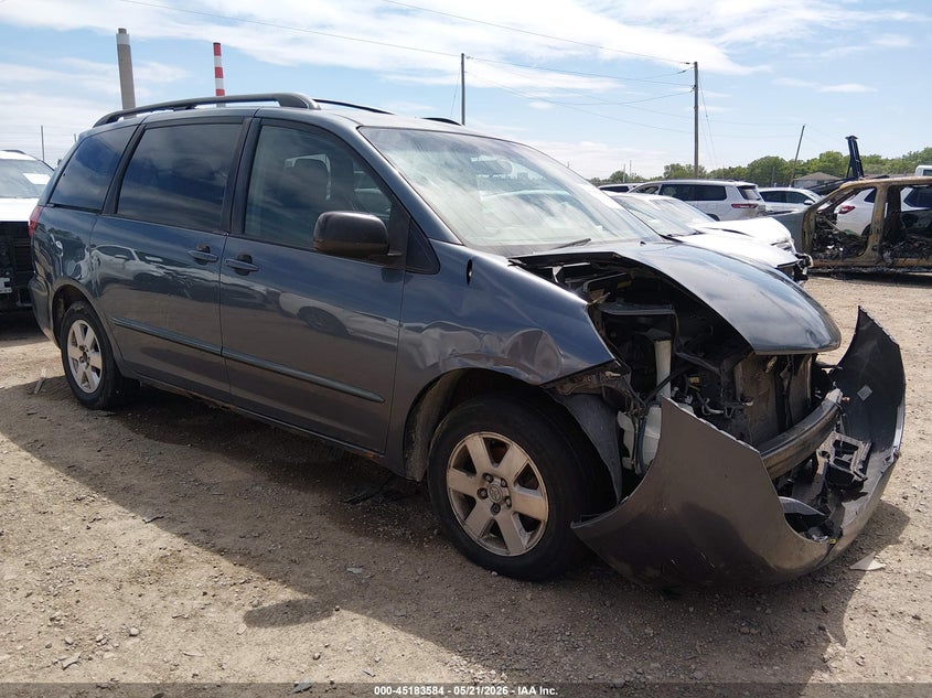 2008 Toyota Sienna VIN 5TDZK23C48S160667 IAAI salvage auction — FRONT END, Clear (Indiana), sold $750 on 2026-07-08 (photo 6)
