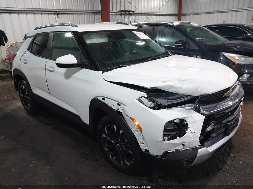 2022 Chevrolet Trailblazer VIN KL79MPSL4NB084828 IAAI salvage auction — FRONT END, Salvage (Virginia), sold $1,900 on 2026-07-23 (photo 1)